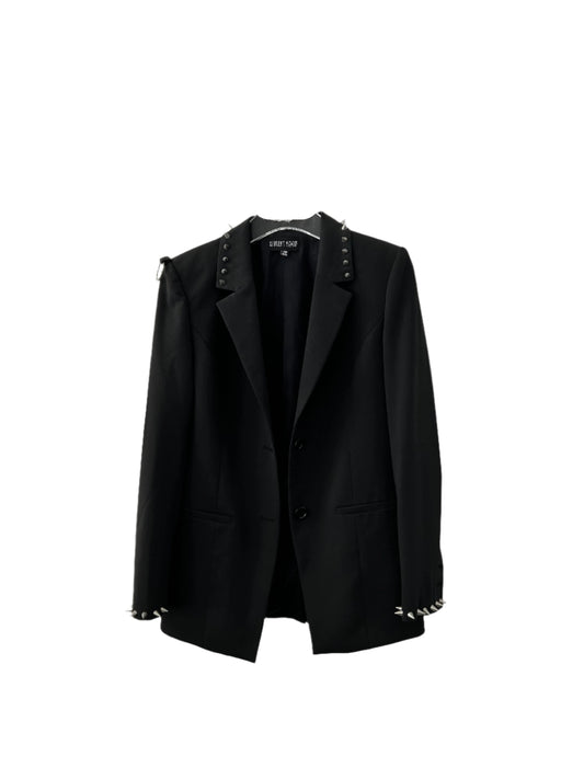 Black Spiked Suit Jacket