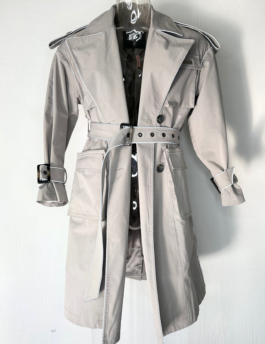 AnnaKiki Reflective Trim Trench